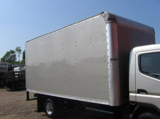 Repaired semi trailer